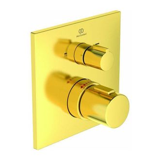 Ideal Termostato De Ba&ntilde;o Ids Ceratherm C100 Up-kit 2. Oro Cepillado