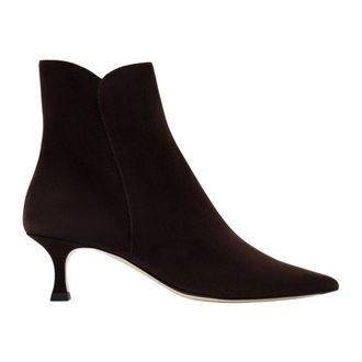 Parall&egrave;le Parallele - Lido Enkellaarsjes - Dames - Schoenen - Bruin - Maat: 36 1/2 EU Leer