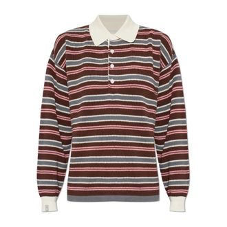 The Upside Wonder Knit Polo - Dames - Polos - Blauw - L - Katoen - Tops