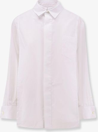 sacai Camicia in popeline con pannello anteriore - SACAI - gender_Woman