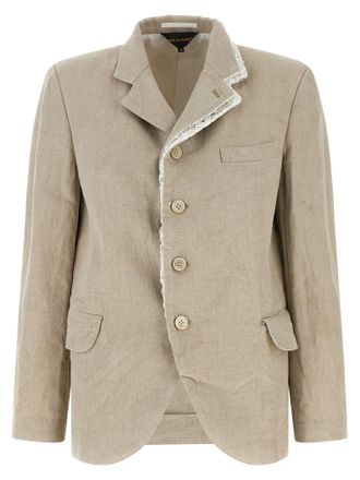 Comme Des Gar&ccedil;ons Womens Double Layer Lapel Blazer