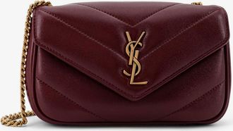 Saint Laurent Borsa a tracolla Loulou Mini con impunture Chevron - SAINT LAURENT - gender_Woman