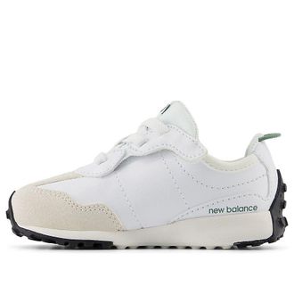 New Balance (TD) New Balance 327 New-B Hook & Loop White Dark Juniper NW327SJ
