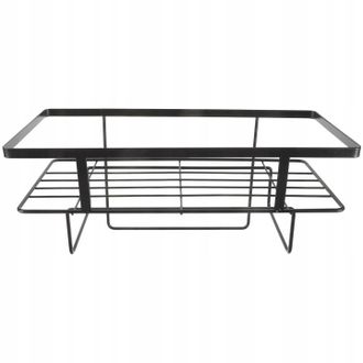 OEM Estante Esquina Ba&ntilde;o Metal Negro Wc