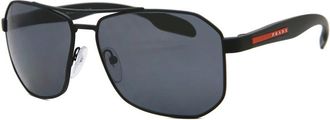 Prada Grey Navigator Mens Sunglasses PS 51VS DG05Z1 62