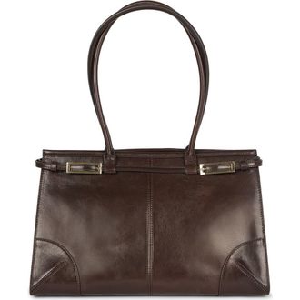 Jeffrey Campbell Palomino Leather Satchel in Brown at Nordstrom