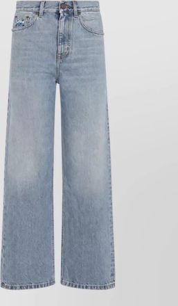 Chlo&eacute; denim relaxed straight-leg jeans