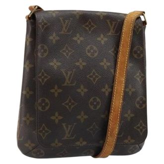 Louis Vuitton Pre-owned Cross Body Bags, female, Brown, Size: ONE SIZE Pre-owned Vintage Monogram Shoulder Bag