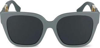 Fendi Occhiali da sole squadrati - Grigio