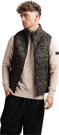 Quotrell Jassen, Heren, Groen, M, Polyester, Dijon Bodywarmer