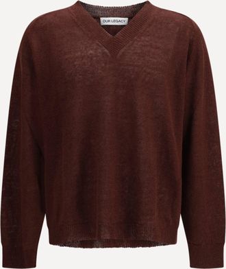 Our Legacy Maglione con scollo a V Man 52