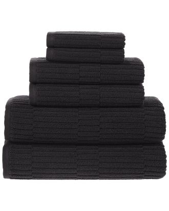 Alexis Alexis Antimicrobial Oxford 6Pc Towel Set