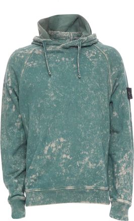 Stone Island 2022 Green Off-Dye Hoodie