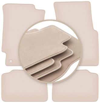 OEM Alfombrillas Beige Premium Para Honda Civic V Hatchback 1991-1996