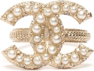 Chanel Gold Band Ring (Pre-Owned)