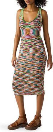 Steve Madden Reyna Knit Midi Dress in Multi at Nordstrom, Size Xx-Large