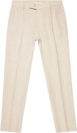 Sunspel Broeken, Heren, Beige, W32, Suit Broeken