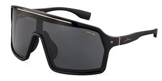 Police SPLU84 ZAC 1 0U28 Mens Sunglasses Black Size 99