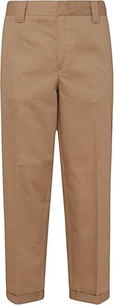 Golden Goose Trousers Khaki Beige