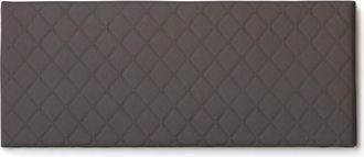 Dmora Talamo Italia Letto matrimoniale Cleopatra, Testata in ecopelle a muro, 100% Made in Italy, adatta a letto Matrimoniale, Cm 170x60, Tortora, con