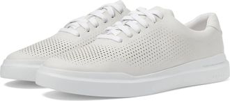 Cole Haan Mens Cole Haan GrandPr&oslash; Rally Laser Cut C31436-100 Sneakers White VER951