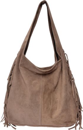 Isabella Rhea Beige Rundleer Tas