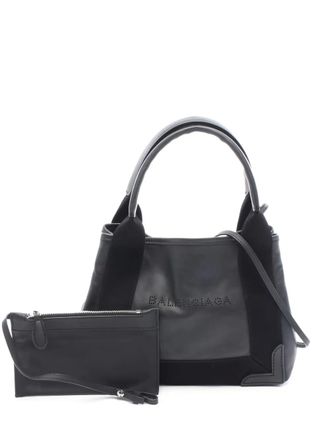Balenciaga 00s leren handtas - Zwart