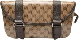 Gucci Pre-owned Belt Bags, female, Brown, Size: ONE SIZE Pre-owned Belt Bag