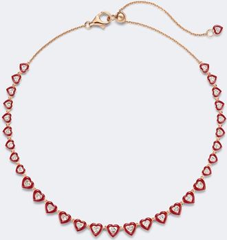 Kamyen Jewellery Candy Crush 18kt rose gold and enamel necklace with diamonds
