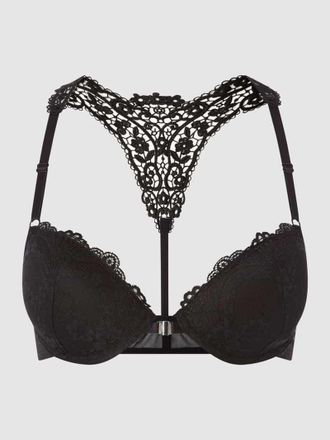 Lascana Push-Up-BH aus Spitze in Black, Größe 70A