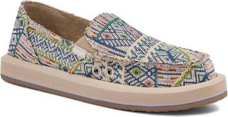 Sanuk Womens Donna Patchwork Loafer In Multi