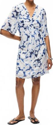 Inwear Hilda Mini Dress In Blue Blurred Flowerfield