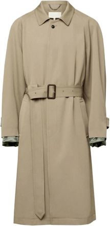 Maison Margiela Wollen Trenchcoat - Dames - Trenchcoats - Beige - M - Wol - Jassen