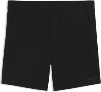 BOSS Active double-layer shorts in quick-dry fabric