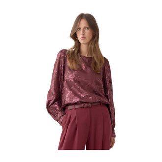 Summum Dames, Blouses & Shirts, Rood, Maat: M Poliester