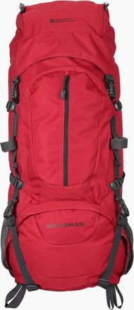 Mountain Warehouse Womens Mountain Warehouse Ventura 65L Hiking Backpack - Red - Size: ONE size