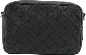Bottega Veneta Medium Intrecciato Camera Bag - male - Bottega Veneta - Cross Body Bags - Black - ONE SIZE - Bags