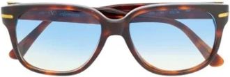 Valentino Pre-owned Acetate sunglasses - Dames - Vintage Accessoires - Bruin - ONE Size - Vintage