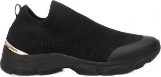 Xti Womens 142454 Round Toe Sneakers In Black