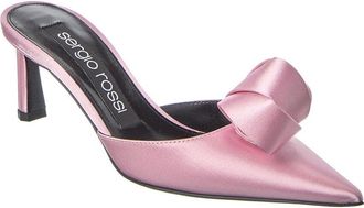 Sergio Rossi Bigoudi Satin Mule