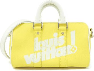 Louis Vuitton Jaune Leather Boston Bag (Pre-Owned)