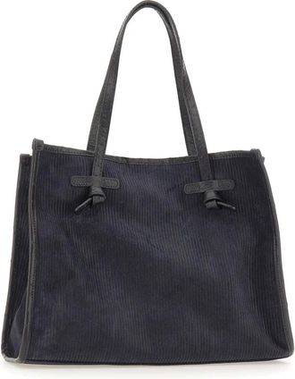 Gianni Chiarini Marcella Tote Bag - Dames - Shoppers - Blauw - ONE Size - Leer - Tassen