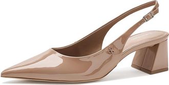 Calvin Klein Sarra Womens Sandals Light Natural Patent : 6.5 M, Synthetic