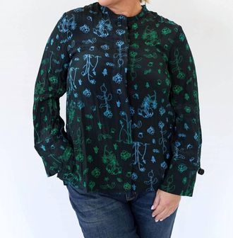 Baum Und Pferdgarten Mekala Long Sleeve Blouse In Black