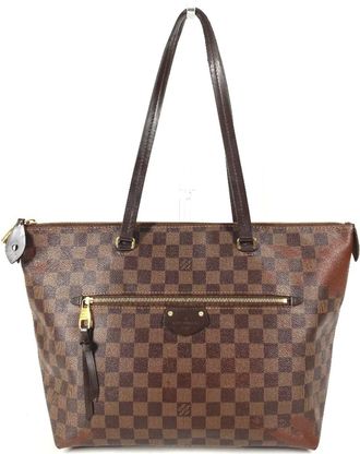 Louis Vuitton Damier Brown Ebene Damier Canvas Shoulder Bag Tote Bag (Pre-Owned)