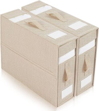 OEM Juego De 2 Organizadores De S&aacute;banas, Hasta Tama&ntilde;o King, Organizador De Ropa De Cama Plegable Para Armario