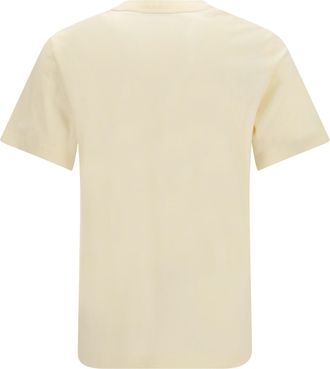 Moncler Mens Cotton Jersey T-Shirt With Logo Miscellaneous T-Shirts And Polos