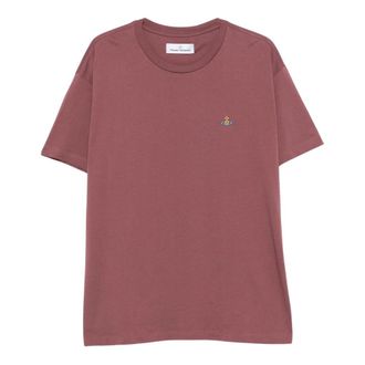 Vivienne Westwood Classic T-Shirt Multicolor Orb - Dames - T-shirts - Rood - M - Katoen - Tops