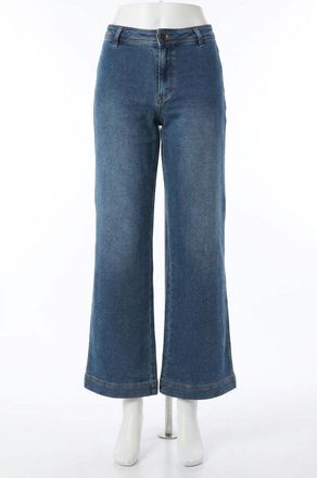 Z Supply Rilynn Wide Leg Denim Trouser In Vintage Indigo