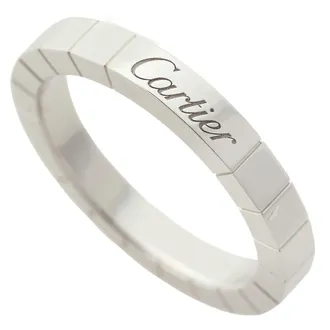 Cartier Lanieres White Gold White Gold (18K) Band Ring (Pre-Owned)